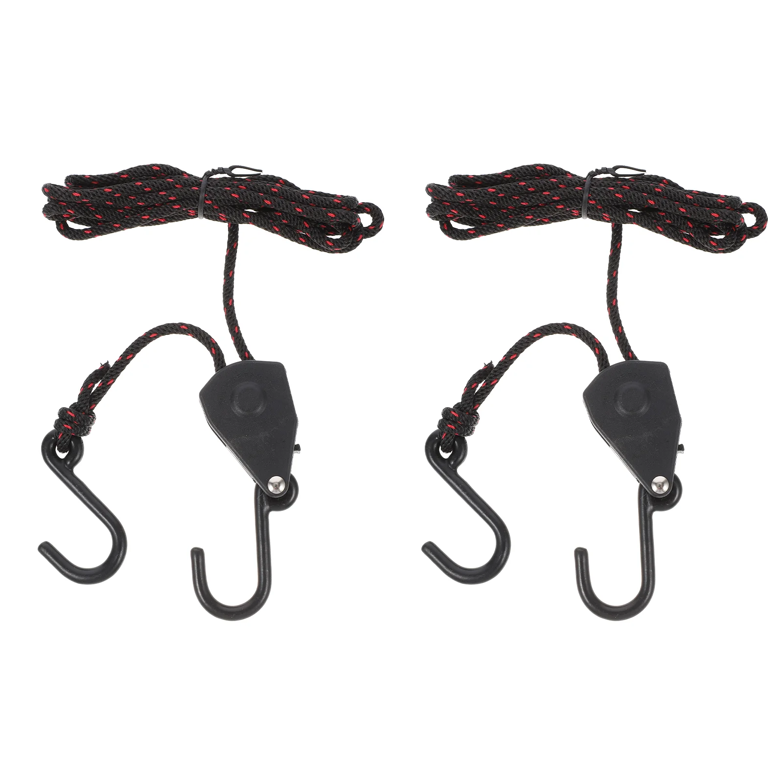 

Cargo Ratchet Pulley Rope Hanger 2PCS Kayak Tie Down Straps Canoe Adjustable Rope Hanger