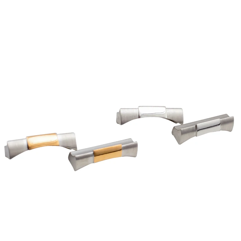 Cinturino In Pelle Siliconica Interfaccia Arc Per Rolex Daytona Submariner Black Green Water Ghost Gmt 19 20 21Mm Solid End Link