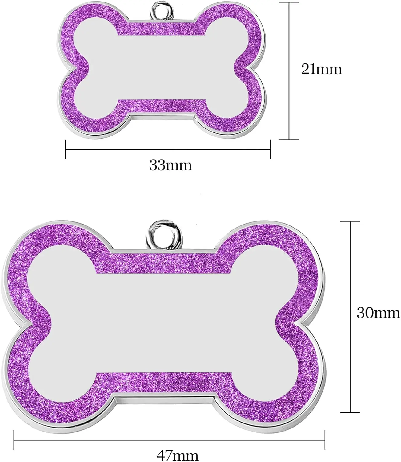 Personalized Pet Dog Name Tag – Custom Engraved ID Tag with Any Name & Text
