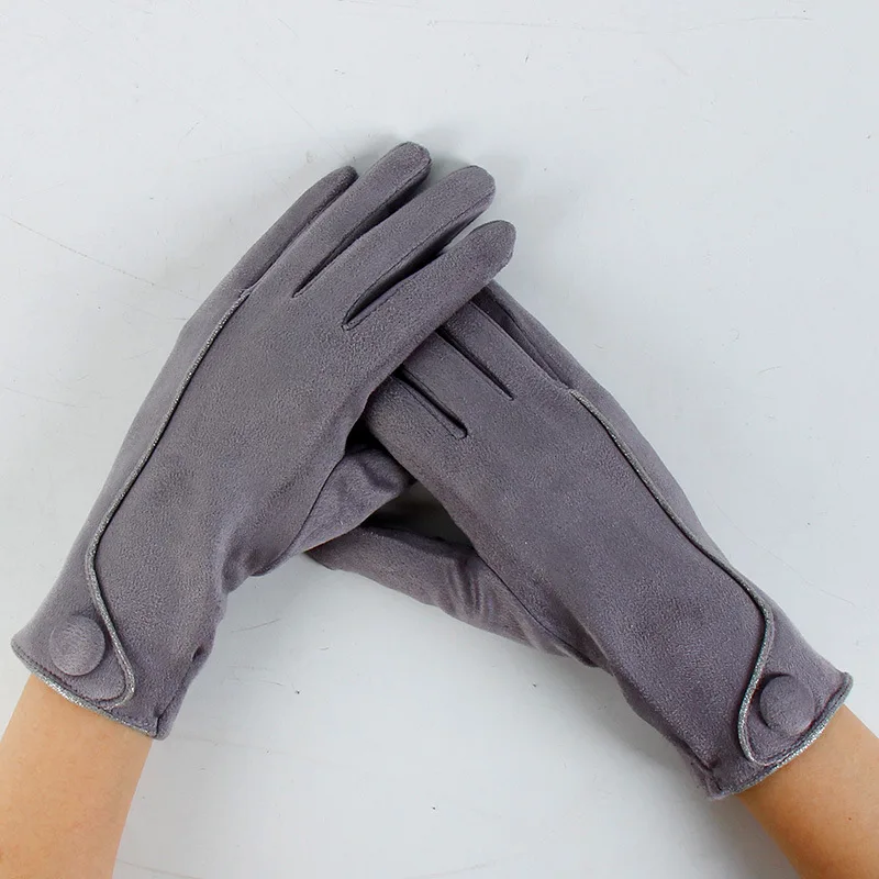 Guanti Invernali Termici Da Donna Con Touch Screen – Morbidi In Velluto Per Sci, Moto, Equitazione E Corsa (Nero)