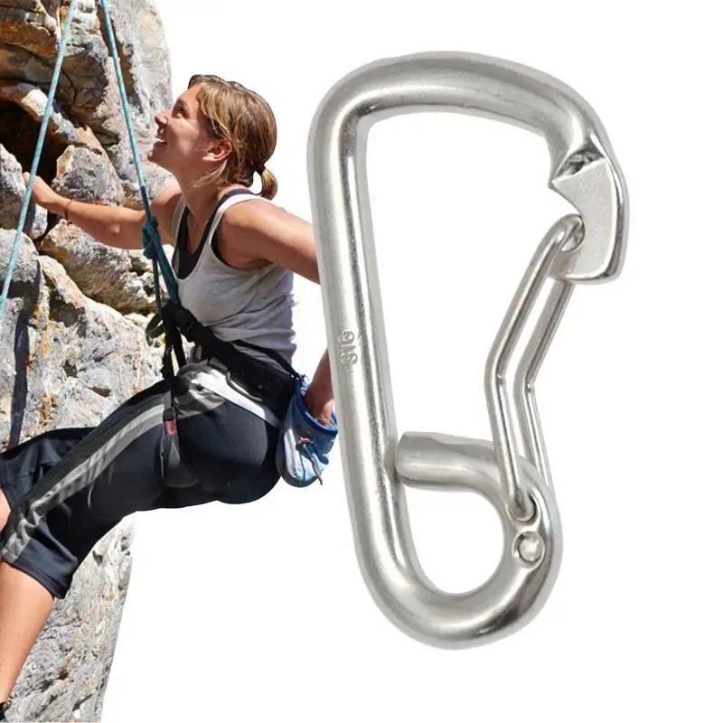 

Сверхмощный пружинный карабин, крючок для корабля, лодки, карабин, зажим безопасности, зажим для морской лодки, металлический разъем для рыбалки, пешего туризма