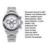 Sugess Panda Chronograph Movement Automatic Mechanical Chronograph Wristwatch Waterproof Diving Men Watches Ceramic Bezel Tona 6
