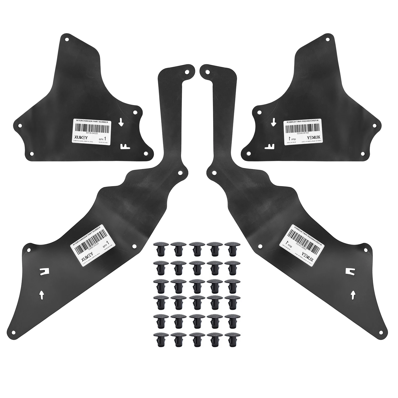 Fender Liners Splash Shield For Toyota For Tundra For Sequoia 2007-2020 Apron Seal Mud Flaps Mudflaps Mudguards Guards Clips Retainer Mud Splash Guard Fender Liners Splash Shield For Toyota For Tundra For Sequoia 2007-2020 Apron Seal Mud Flaps Mudflaps Mudguards Guards Clips Retainer Mud Splash Guard