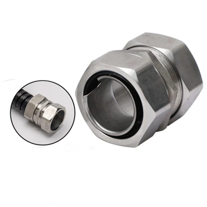 

1pcs 304 stainless steel self fixing metal hose connector