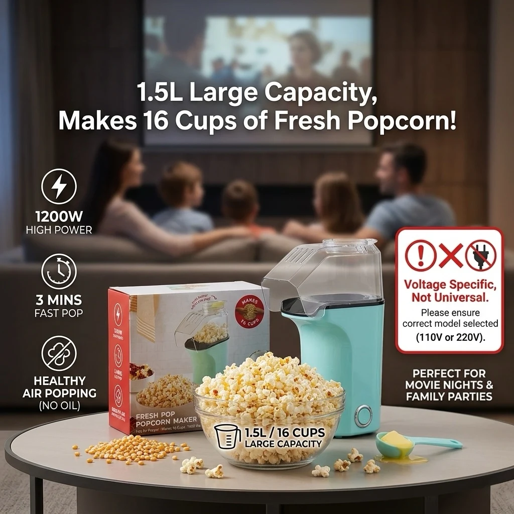 Mini Kids Popcorn Maker 4