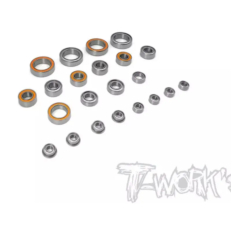 Originale T Works Bbs-X20 '21 Set Di Cuscinetti A Sfera Di Precisione (Per Serpent X20'21) 22 Pezzi. Professionale Rc Parte