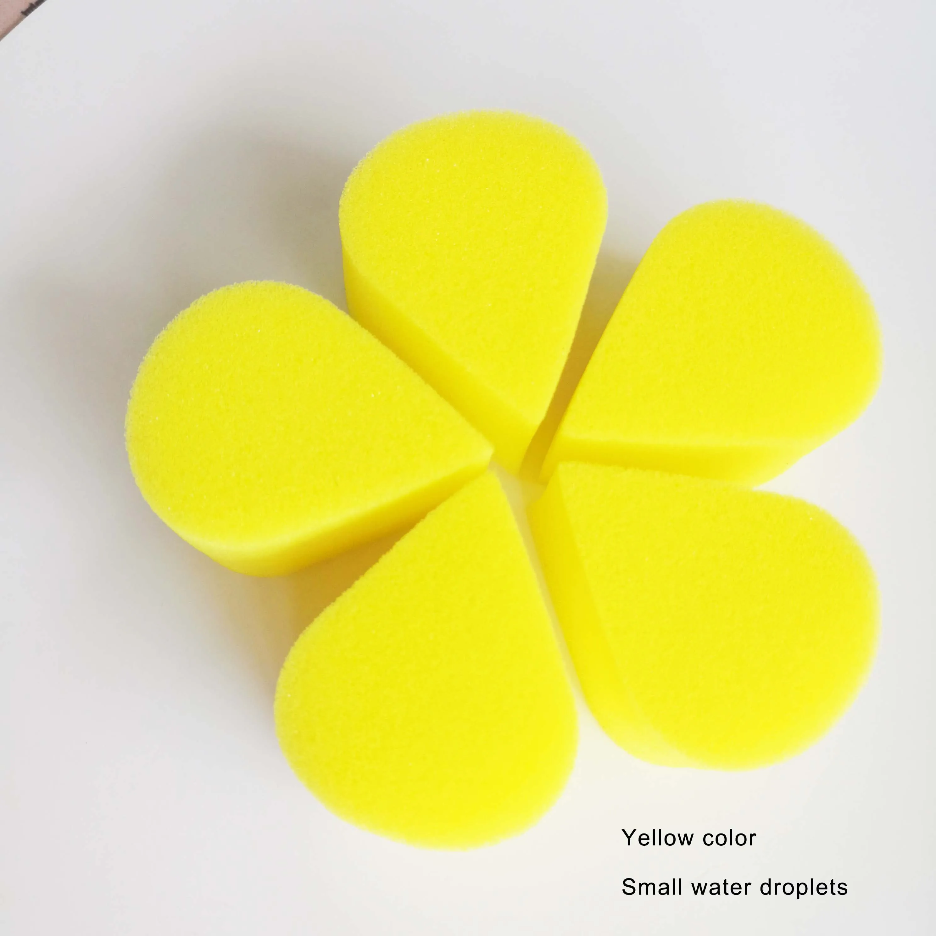 5pcs Body Art Face Painting Water droplets Semicircle Circular Facial Graffiti Halloween Makeup Sponge 6