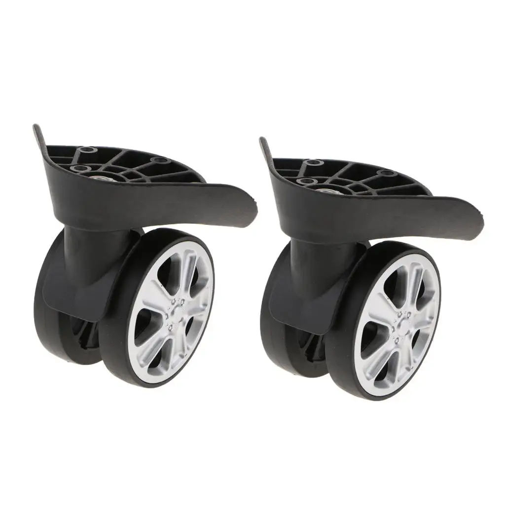 

Set of 4 luggage suitcases wheels swivel castors repair for travel