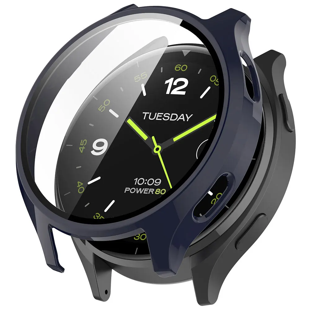 Enhanced Protective Watch Case with Tempered Glass Film - Premium Screen Cover