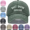 Men's Baseball Cap Women's Sport Golf Caps for Man Washed Cotton SHIT SHOW SUPERVISOR Embroidery Dad Hat Sun Hats Dropshipping 1