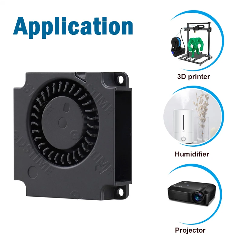 Gdstime 4010 Lüfter 24 V 40 mm Schneckenventilator 12 V 5 V Lüfter USB 4PIN Duall Bal 3D-Drucker Kühlung Turbogebläse Mini-Radialkühler – Detail 7