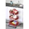 Heavy Duty 3-Tier Metal Utility Rolling Cart 5