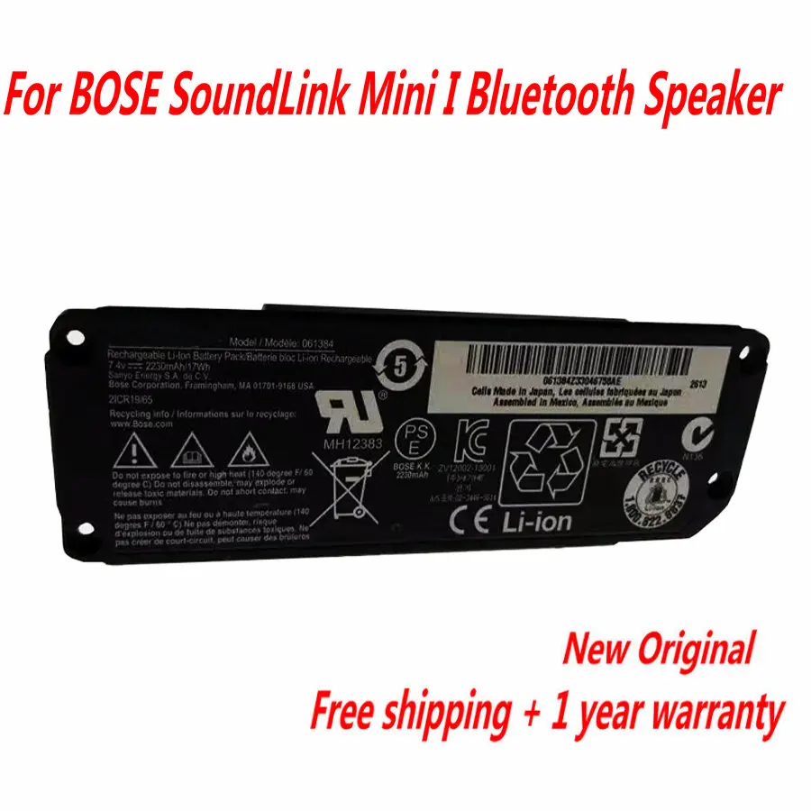 

Original 7.4V 2230mAh For BOSE Soundlink Mini mini 1 063287 063404 061385 061386 061384 Batteries