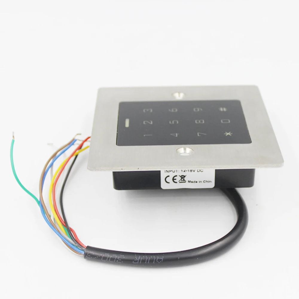 Access Control System Kits Waterproof Embedded 125KHz RFID Reader 2000 User Gate Opener Standalone Machine Wiegand 26 Output