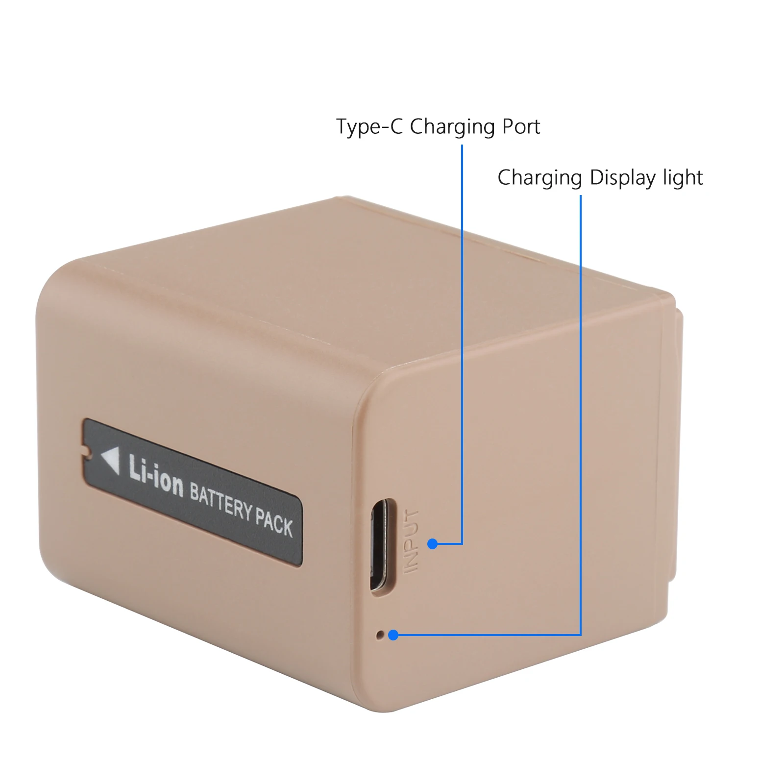 Trade-Shop - 2 Batterie Agli Ioni Di Litio, 3200 MAh, Sostituisce Sony