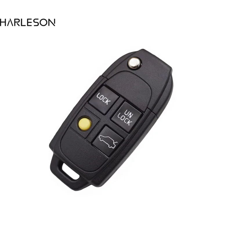 For Volvo Key 5 Buttons Smart Car Key Shell For Volvo XC70 XC90 V50 V70 S60 S80 C30 Remote Flip Key Fob Case