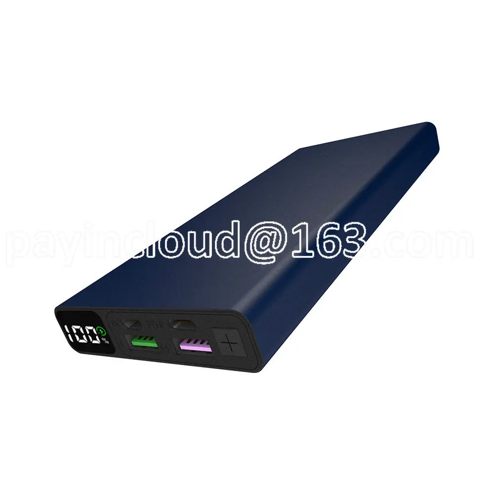 

New Ultra-Thin Aluminum Alloy Power Bank High Current 22.5W Universal PD Fast Charge PD Qc3.0 Mobile Power Supply