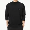 New Brand Casual Fashion Winter Men Polos Sweater Pullovers Harmont Cotton Striped Slim Fit Blaine Mock Neck Sweaters Men Warm 3