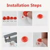 U Shape Fastener Snap Pliers KAM Button + 150 set T5 Plastic Resin Snap Button Press Stud Cloth Button Press Machine Sewing Tool 6