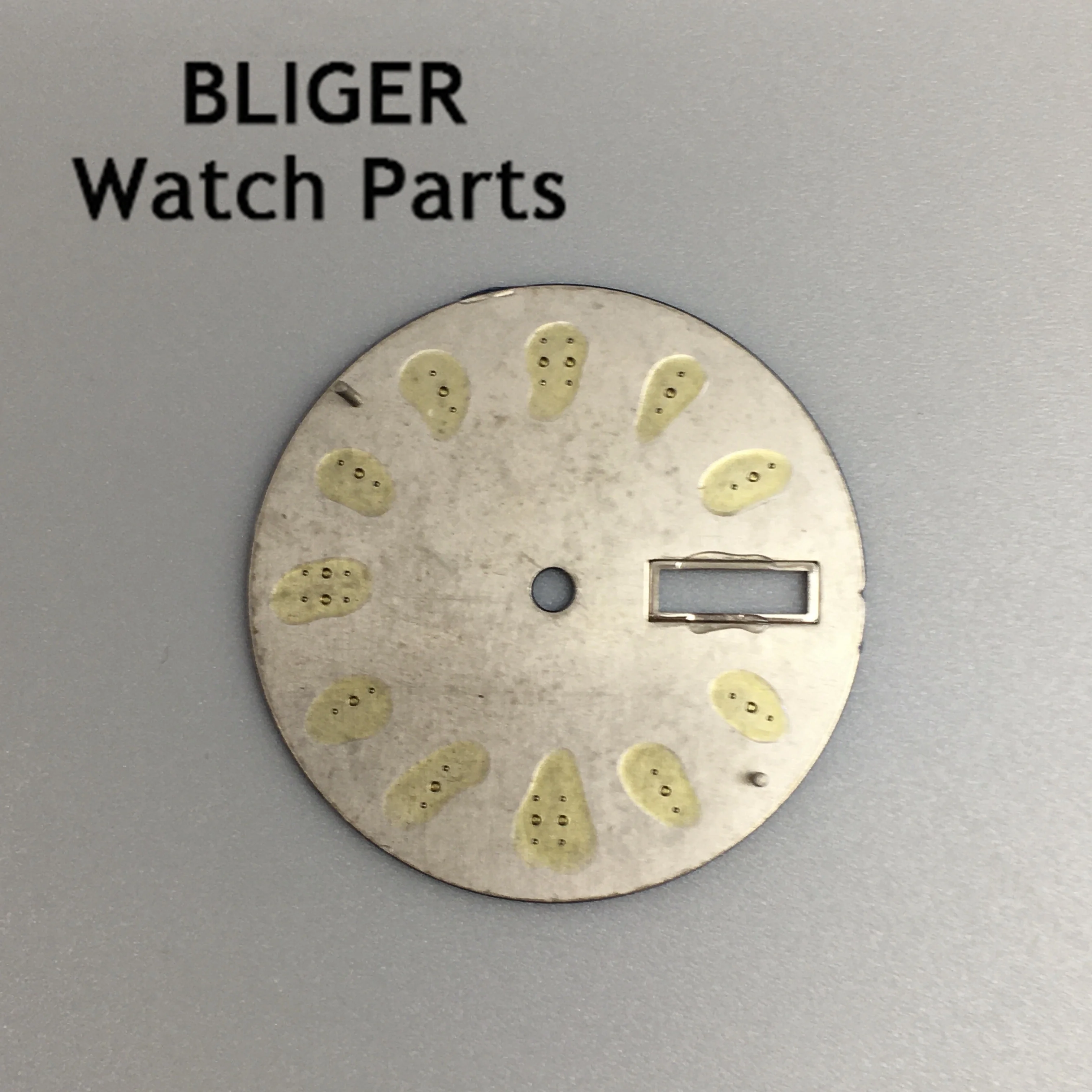 BLIGER Multicolor Luminous Watch Dial - 29mm Black/Silver