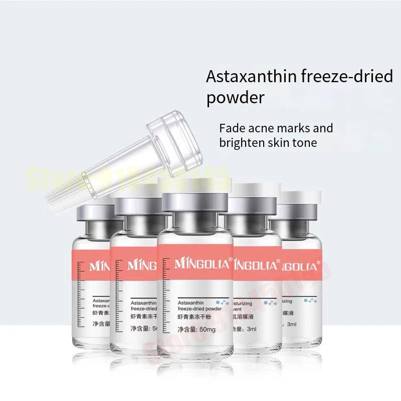 Astaxantina Polvere Liofilizzata Collagene Proteina Arbutina Fluido Levorotatorio Vc Acido Ialuronico Idratante Cura Della Pelle