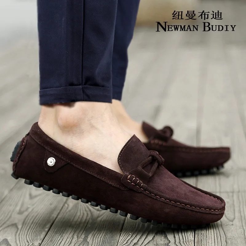 Men Casual Shoes Fashion Men Shoes Genuine Leather Men Loafers Moccasins Slip On Men'S Flats Male Driving Shoes 2022 New