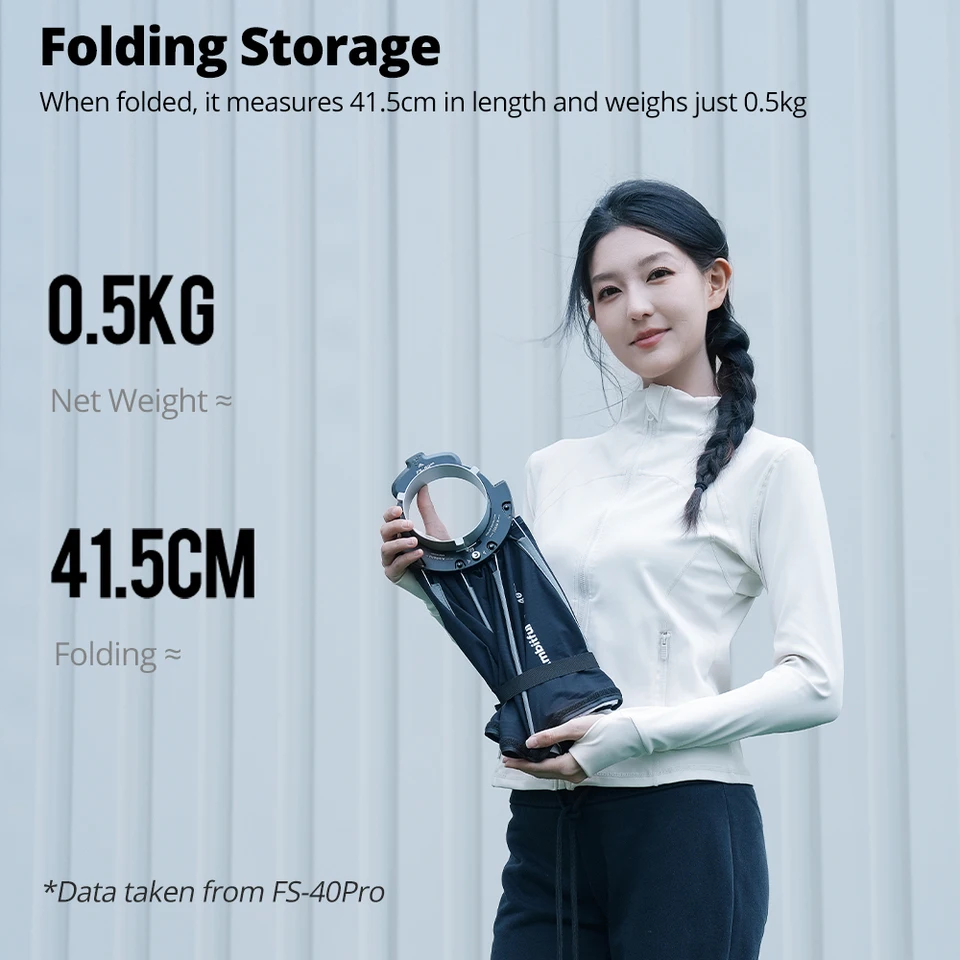 앰비트풀 FS-40PRO FS-60PRO FS-80PRO 퀵세팅 옥타곤 소프트박스 보웬스 마운트 (고독스, 아푸처, 소카니 스튜디오 LED 비디오 조명용)