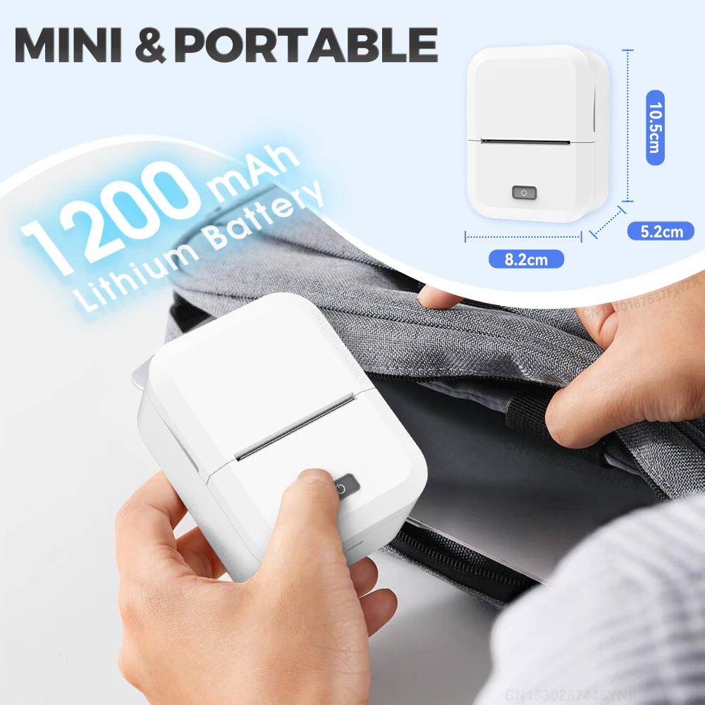 Compact Marklife X2 Thermal Label Printer for Customizable Labeling