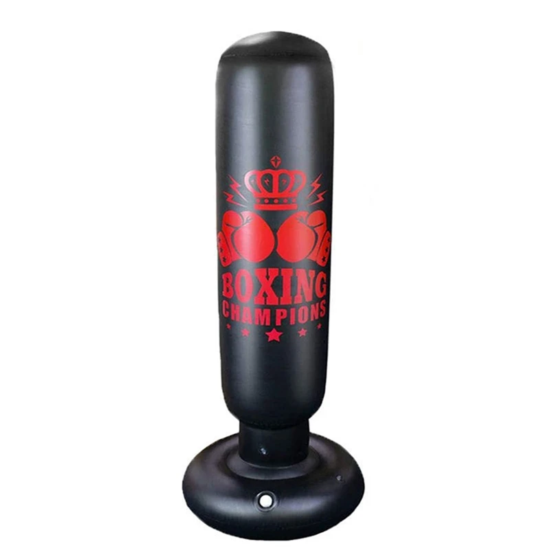 1PC Fitness Inflatable Punching Bag Stress Punch Tower Fight Exercise Speed Stand Boxing Bag
