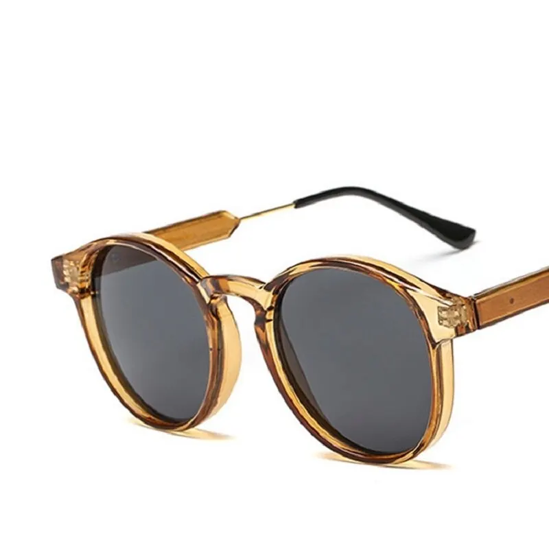 Sunglasses Retro Round Female Male Brand Design Transparent Female Sunglasses Men And Women Sunglasses Uv400 2023_voghion.com
