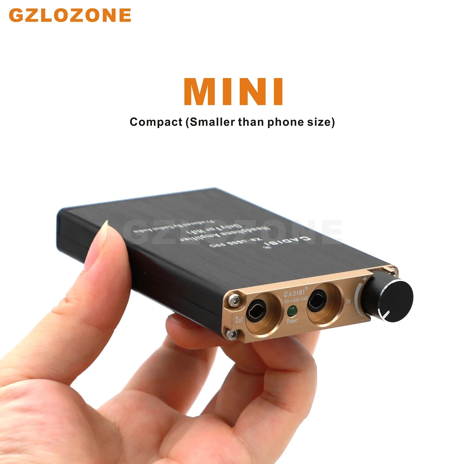 ハイ電流ポータブルヘッドフォンアンプ,バッテリーバージョン