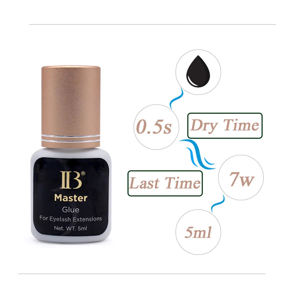 IBeauty Glue New 5ml IB Master Cola 0.5S Dry Fast Strong Eyelash Extension Adhesive Long Last Korea Original Supplies 2