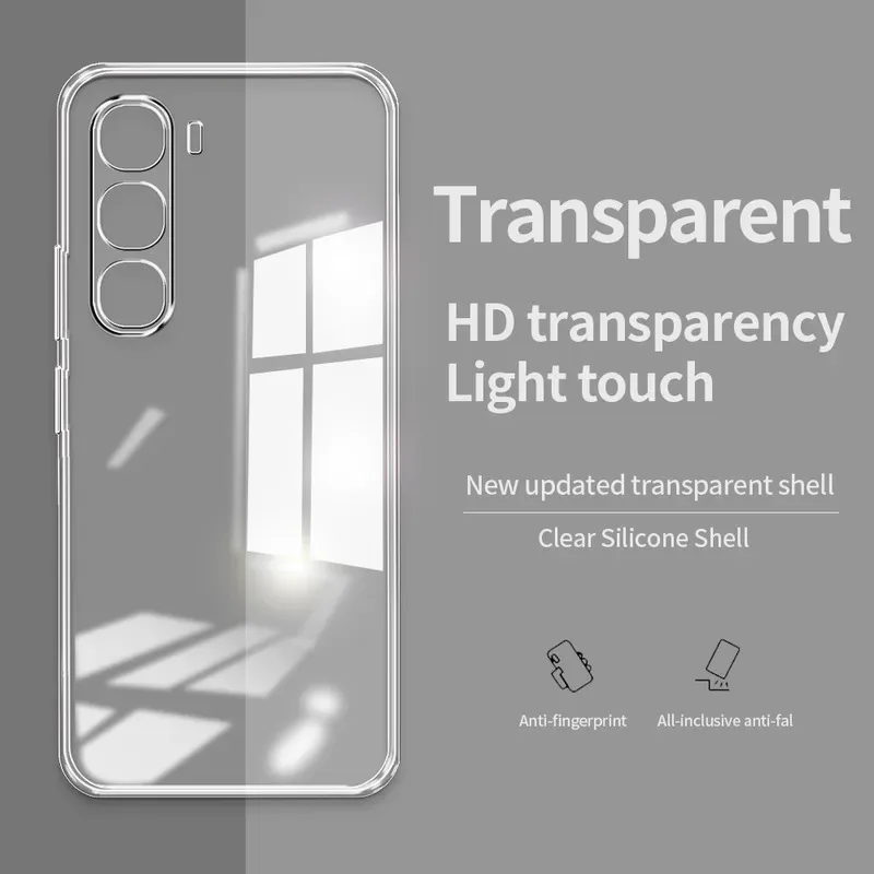 Soft Silicone Clear Shockproof Phone Case Back Cover s
