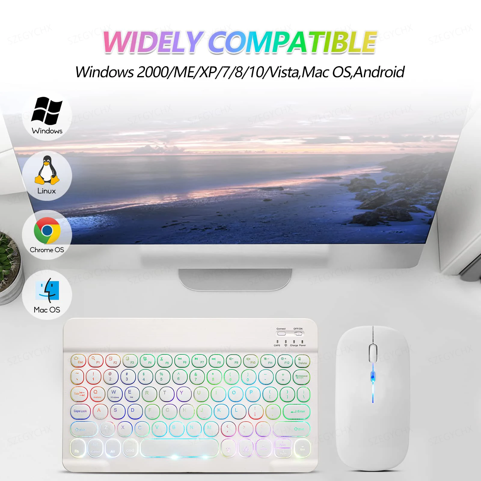 Mini Keyboard Mouse 11 10 9inch Tablet