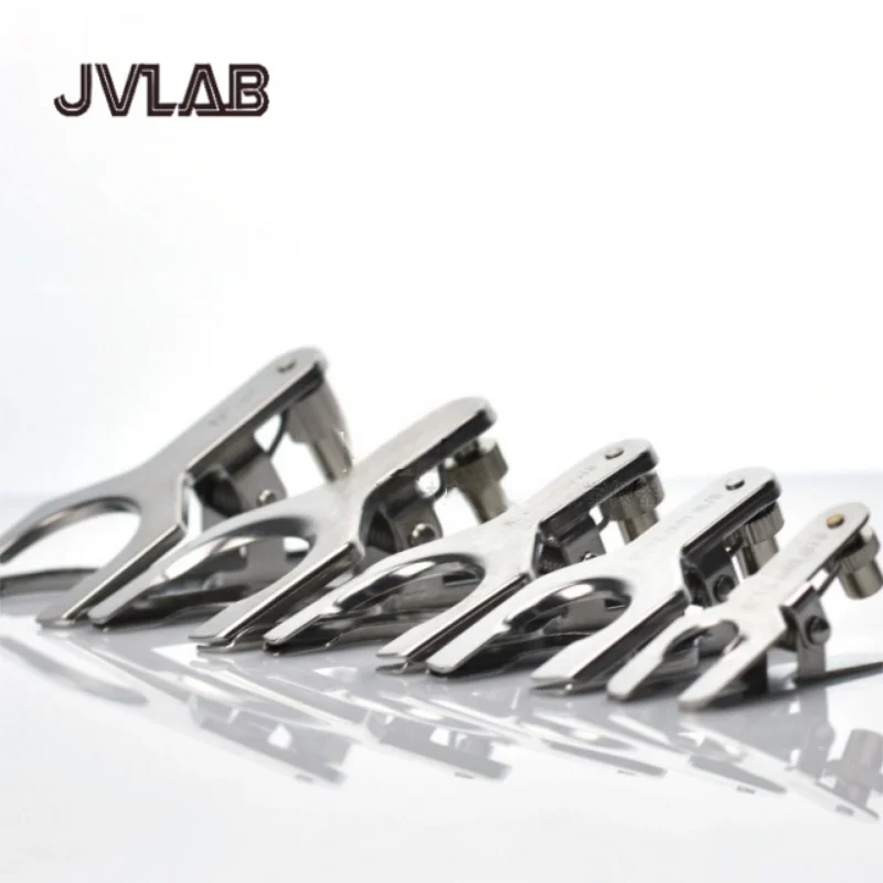 10 pcs 12# Stainless Steel Clamp Spherical Joint Glassware Pinch Clip Lab Beaker Glass Balls Clamp JVLAB Laboratory Tools