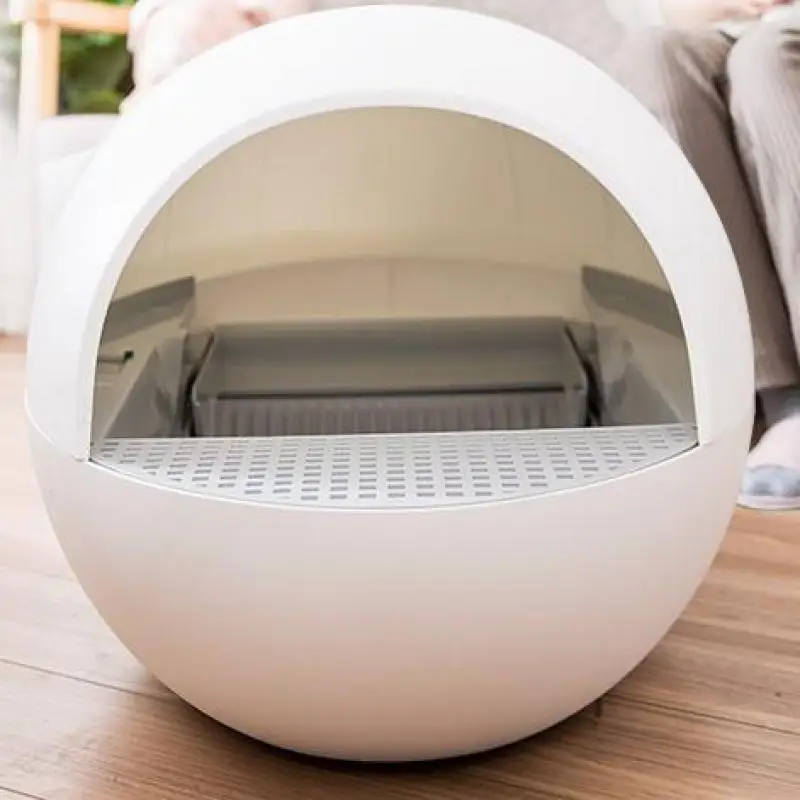 

Automatic Cat Litter Basin Anti-splash Intelligent Cat Toilet Electric Cleaning Cat Litter Basin Cat Eggs Shovel Feces Cat Toile