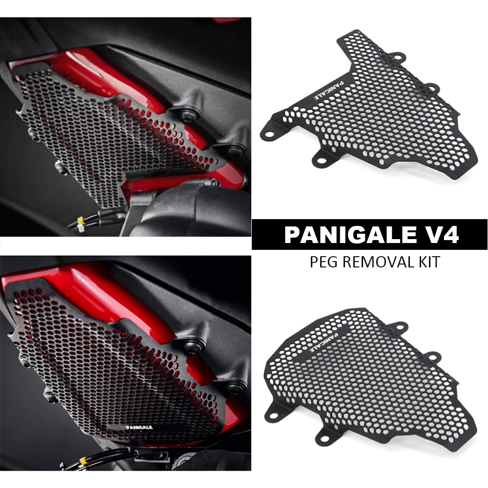 

Комплект для удаления топлива для Ducati Panigale V4 S R 2018- Pillion Peg решетка радиатора бака мотоцикла крышка топливного бака защитная сетка для топливного бака