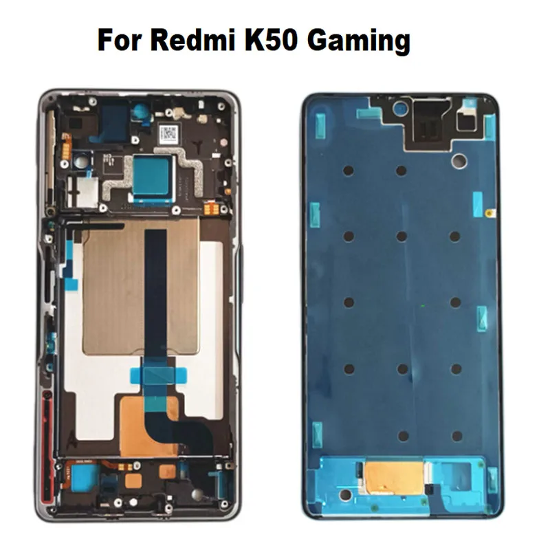 

For Xiaomi Redmi K50 Gaming Edition K50G Middle Frame Front Bezel Cover Metal Chassis Housing Back Plate LCD Holder 21121210C