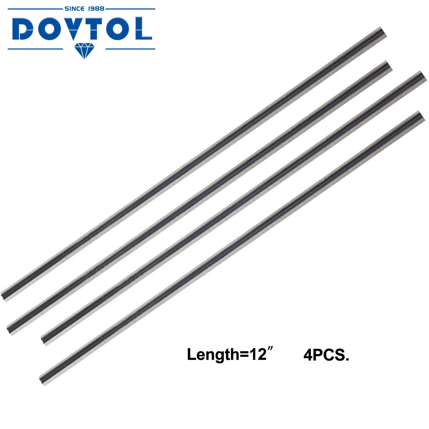 

Planer Blades Knives 306x8x2mm HSS Replacement for Makita 2012 and 2012NB Thickness Planer Heat Treated Double edge 2Set=4pcs