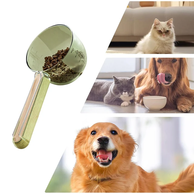 Dog Food Mix Dry Cat Food Scoop Cat Scratcher With Pet Food Palette Household Precision Scale Excellent feeding companion 2
