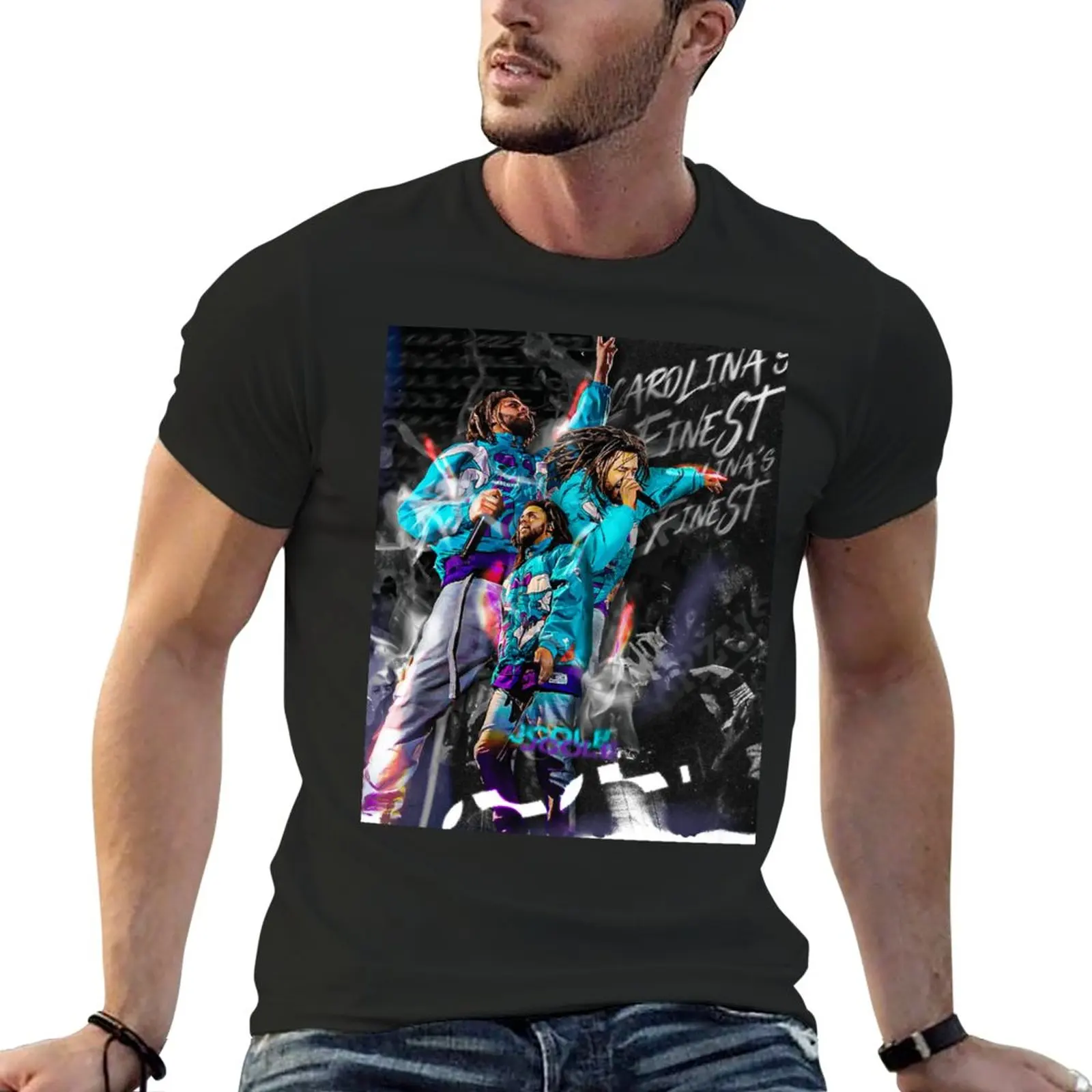 New JCoIee08 T-Shirt anime summer tops plain black t shirts men