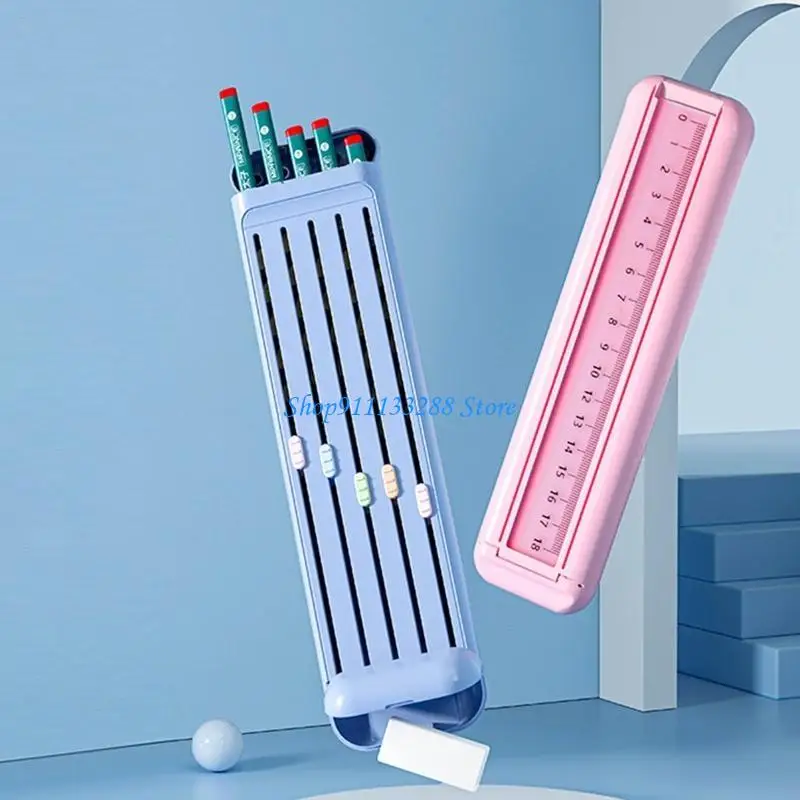 케이스 경량 Portab용 연필 지우개 눈금자 펜이 포함된 G88D 학생 문구 세트