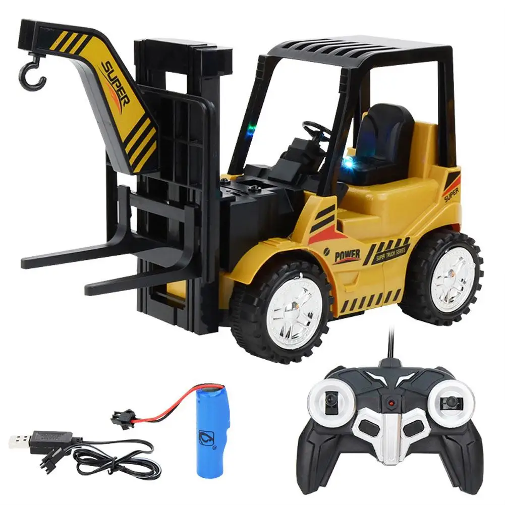 112 5CH Remote Control Wireless Forklift Simulation Alloy Electric RC Truck Engineering Vehicle