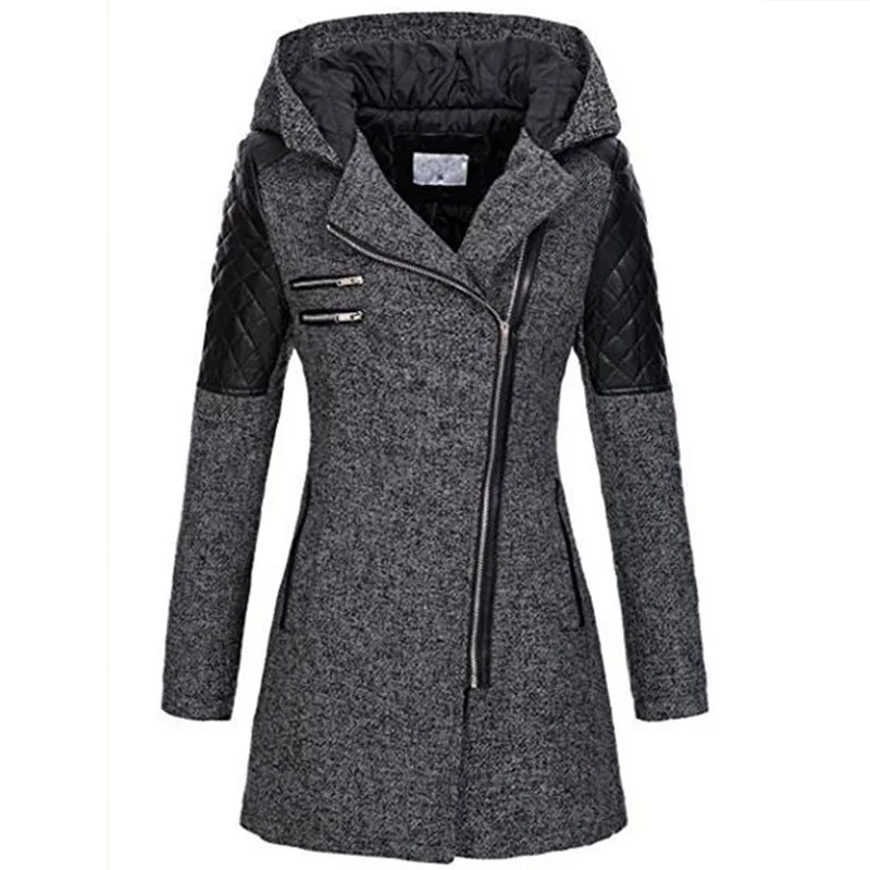 

2022 Female Jacket Women Warm Slim Jacket Thick Parka Overcoat Winter Outwear Hooded Zipper Coat Women's Down Jacket