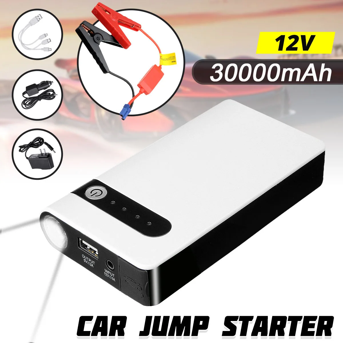 noco boost 99800mAh 600A Portable Car Jump Starter Power Bank 12V Output Emergency Start-up Charger for Car Booster Battery Starting Device car jump starter