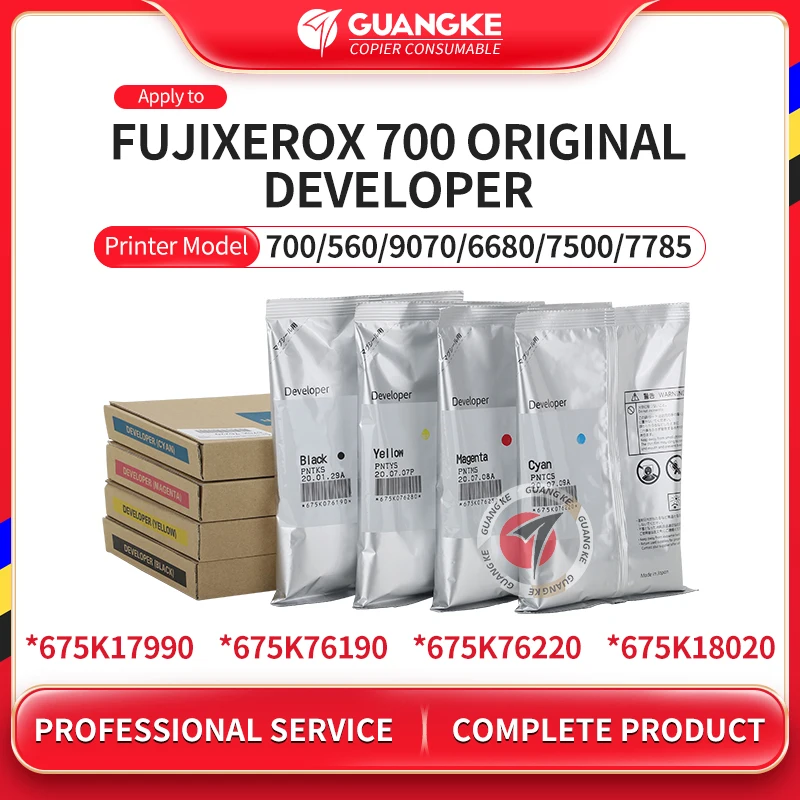 500gBagOriginalDeveloperPowder675K76220forXerox5607780700550