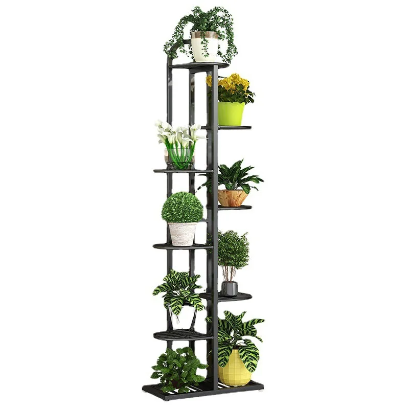 Luxury Multi-Layer Iron Plant Stand for Indoor Living Room Balcony Succulents Hanging Orchids Flower Stand Pots Holder