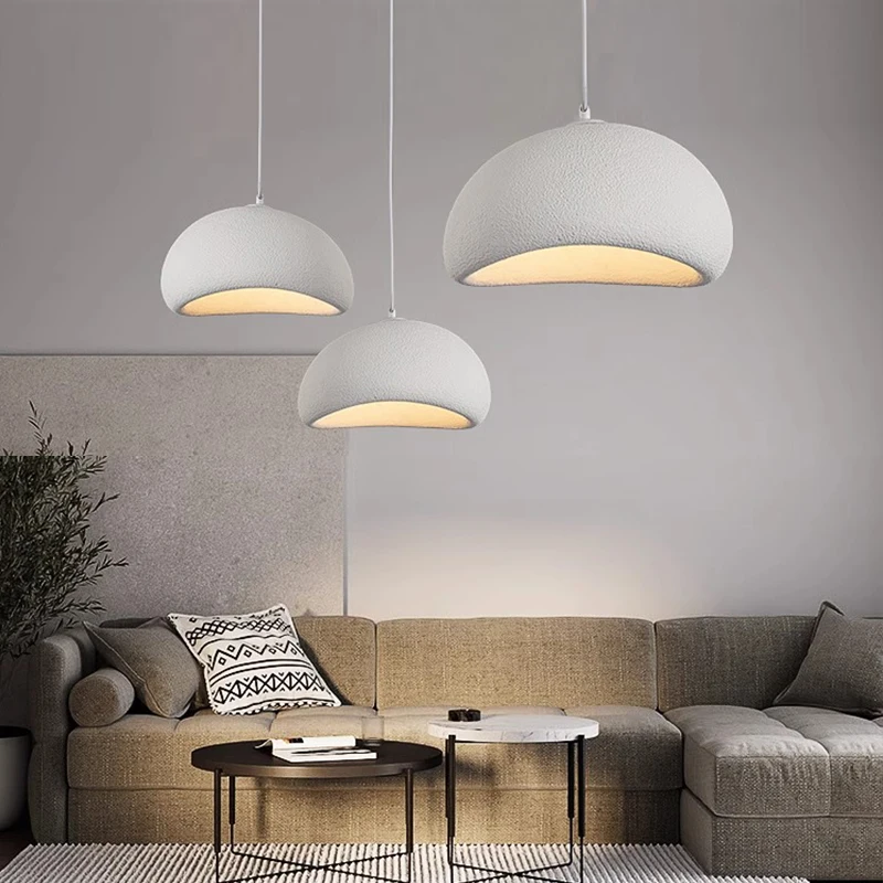 Nordic Wabi Sabi Ceiling Chandelier Modern E27 LED Dining Table Pendant Lights Living Room Bedroom Loft Decor Hanging Lamp led ceiling light led chandelier ceiling light
