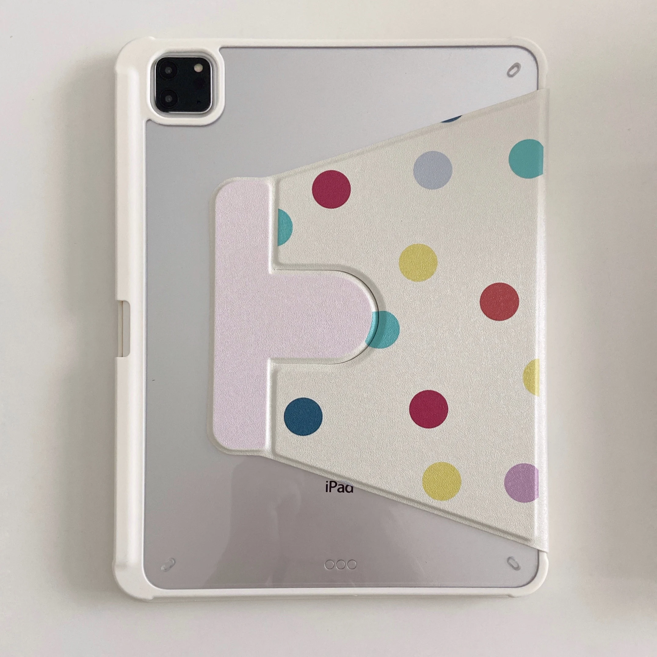 Cute Colorful Dot Tablet Case For Apple iPad