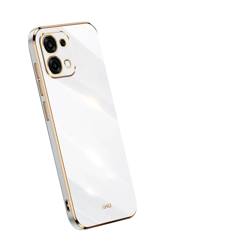 Plating Silicone Bumper Shockproof Matte Phone Case